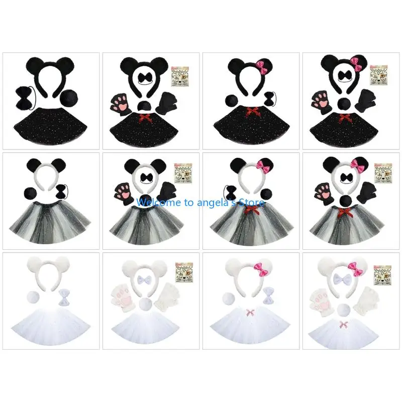 

X4yc 4/6pcs panda костюми