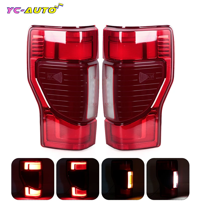 LC3Z13405E LED Tail Light Brake Light Car Accessorie w/Blind Spot (Without Module) For Ford F250 F350 Super Duty 2020 2021 2022