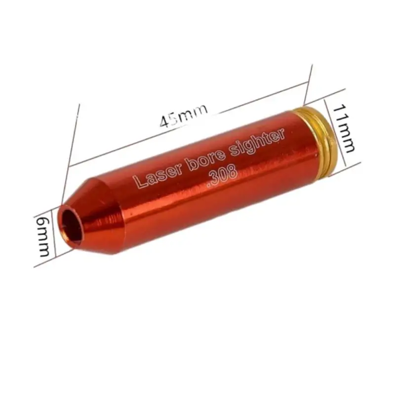 Red Laser Bore Sight Boresighter Cartridge 9mm 12GA 20GA .223 .308 5.45x39 7.62x39 9x19mm Training Snap Caps