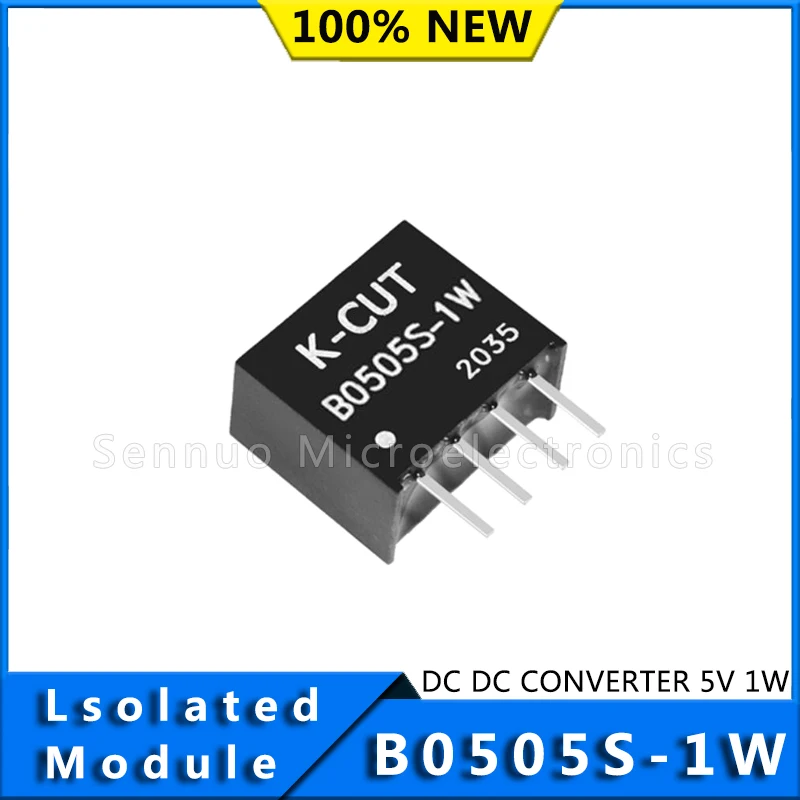1PCS New original DC-DC Isolation Power Module B0505S-1W B0505S B0505 SIP-4 5V to 5V Isolated Module /DC /DC CONVERTER 5V 1W