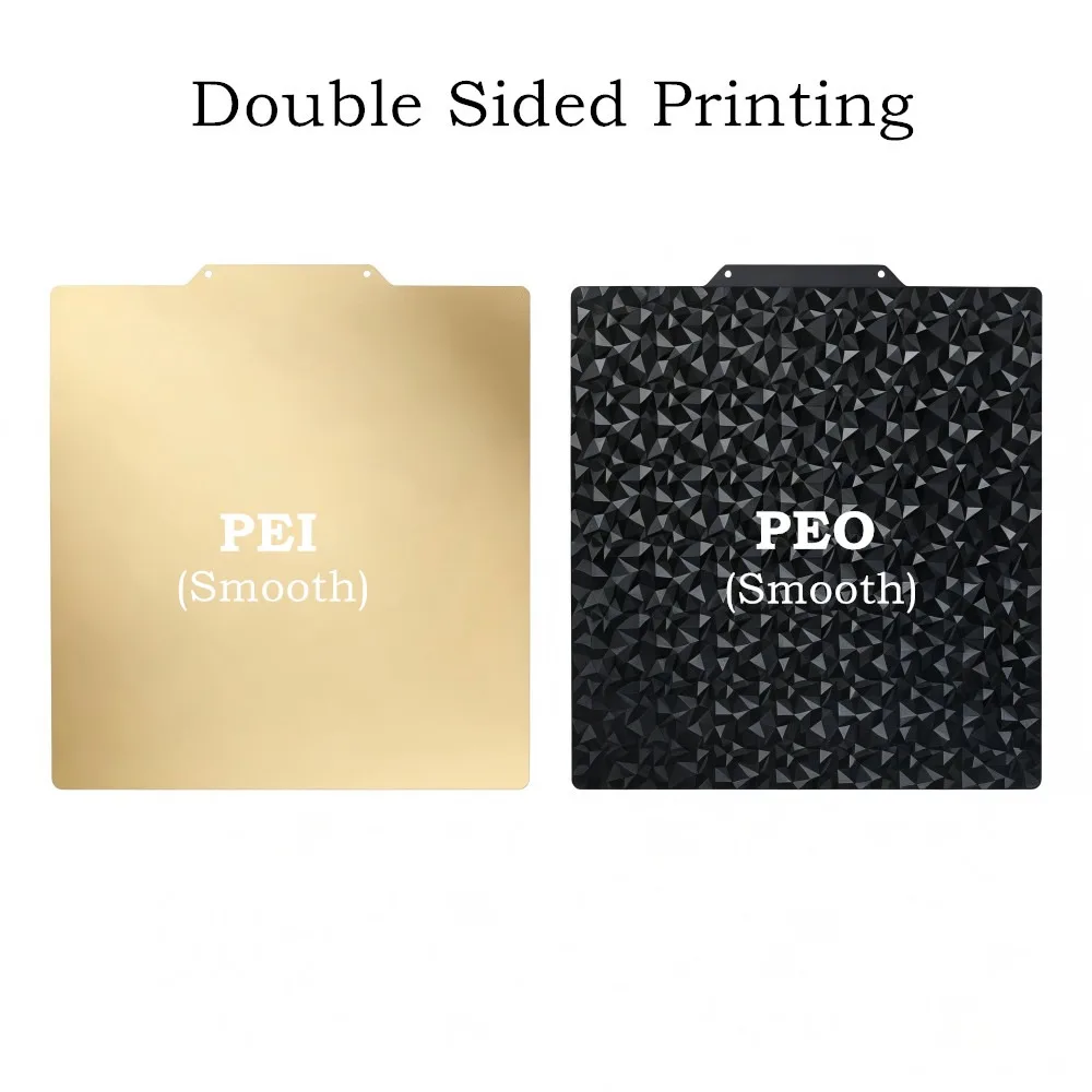 Double Sided Smooth PET PEO PEI Build Plate 235x235mm Spring Steel Sheet for Ender 3/3 V2/3 Pro,Neptune 3 Pro,Voxelab Aquila/C2
