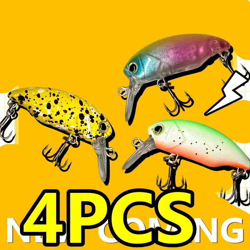 

8032 4cm2g LURETV Japan Jackall Timon 4pcs DEKA mitts DRY Stream Vib Microb Trout Sea Bass Makou