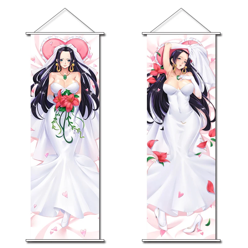 Wedding dress Boa Hancock One Piece Wall Scroll Big Tapestry Room Wear