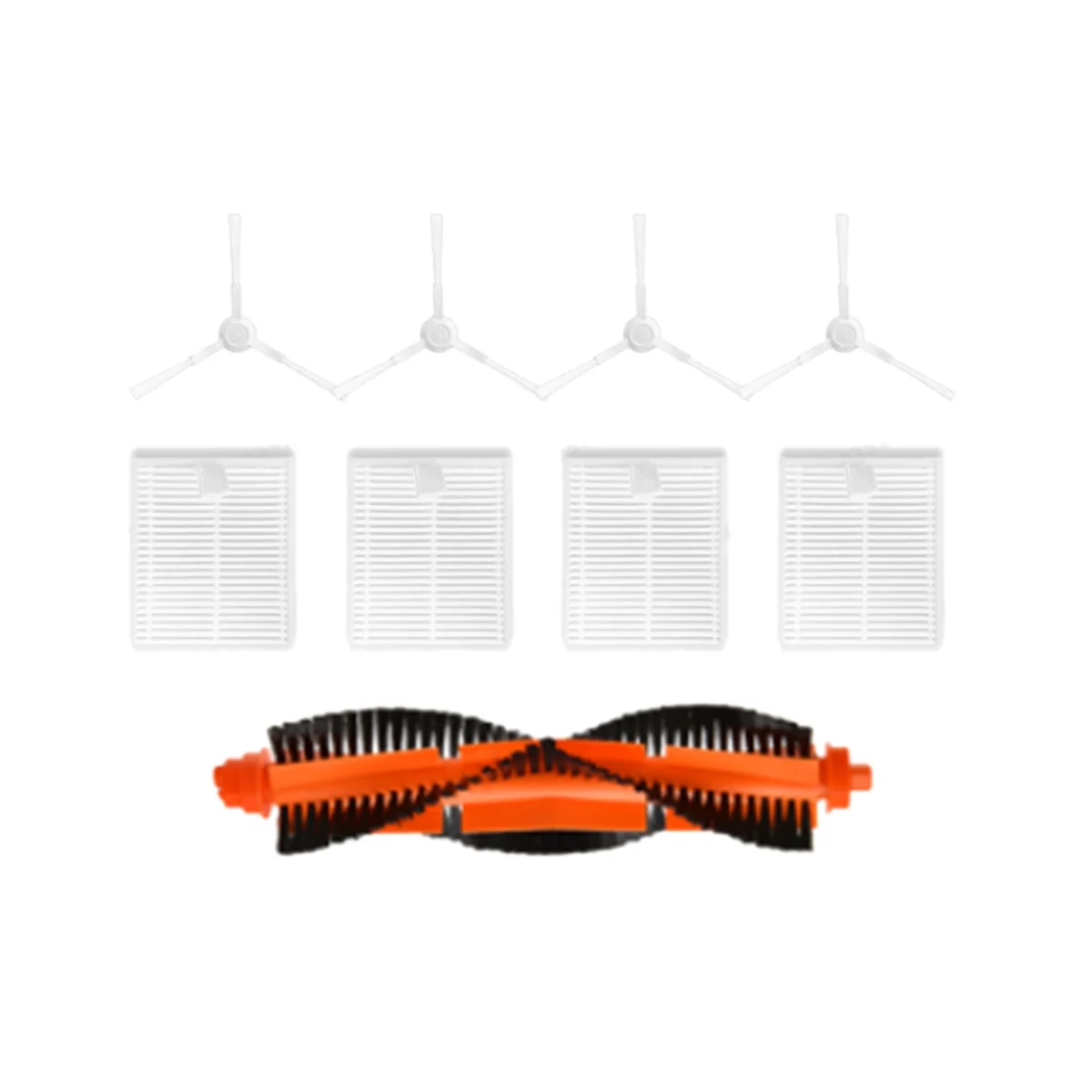 9 ชิ้นอะไหล่ทดแทนสําหรับหุ่นยนต์สูญญากาศ E10 E12 B112 อุปกรณ์สูญญากาศหลักแปรงด้านข้าง Hepa Filter