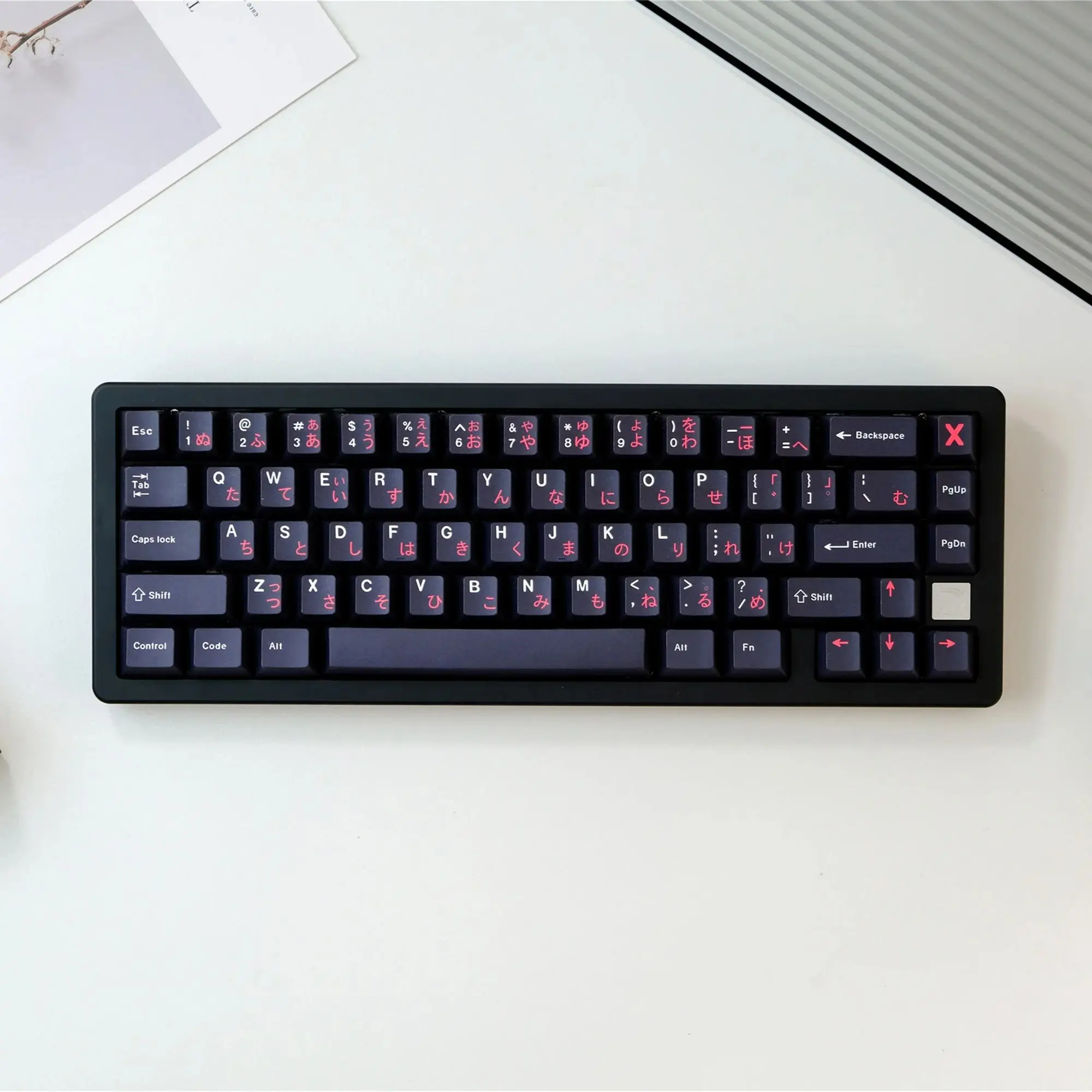 GMK Red Japanese Keycaps 129 Keys PBT Material Cherry Profile DYE-SUB Personalized GMK Keycaps For Mechanical Keyboard