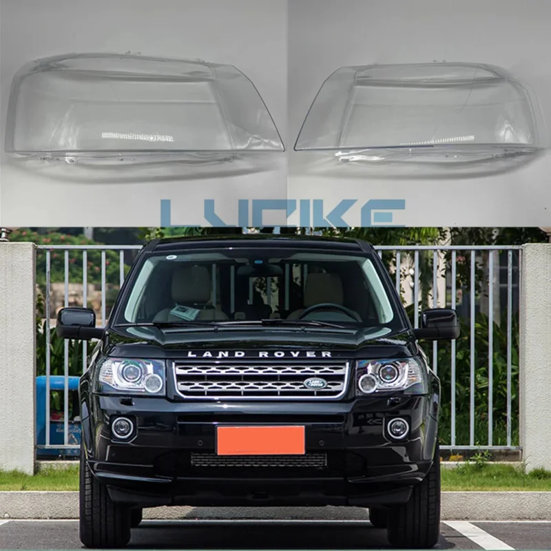 

For Land Rover Freelander 2 2007-2012 Headlight Transparent Cover Lampshade Headlamp Shell Plexiglass Replace Original Lens