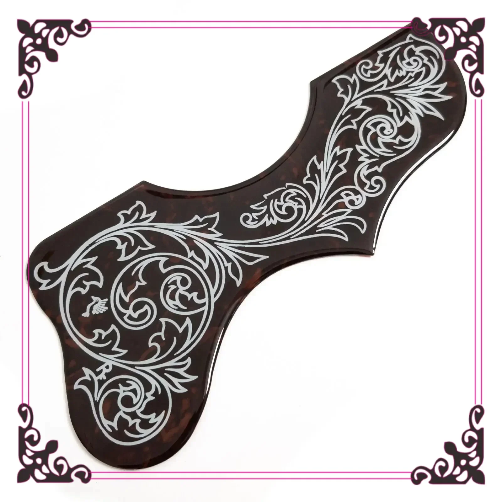 

Acoustic Guitar Pickguard J200 SJ200 Pickguard Thick 2 mm Guitar Scratch Plate Universal Fit for 40" To 41" or Similar Guitar