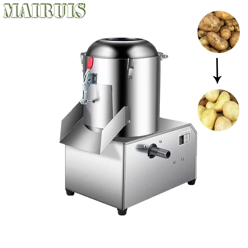 آلة تقشير صغيرة أوتوماتيكية بقدرة 550 وات، مقصف القلقاس والزنجبيل والبطاطس والبطاطس الحلوة، قطعة أثرية لتنظيف وتقشير