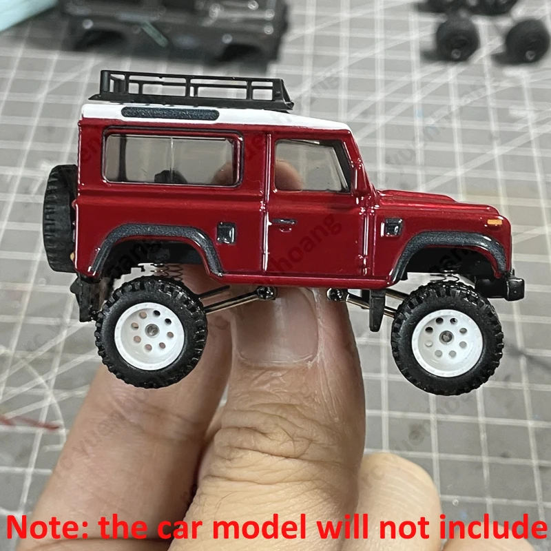 Porte-bagages de toit en résine, modèle de véhicule tout-terrain, échelle 1/64, support d'extension décoratif, pièces modifiées pour voiture RC, 1 pièce