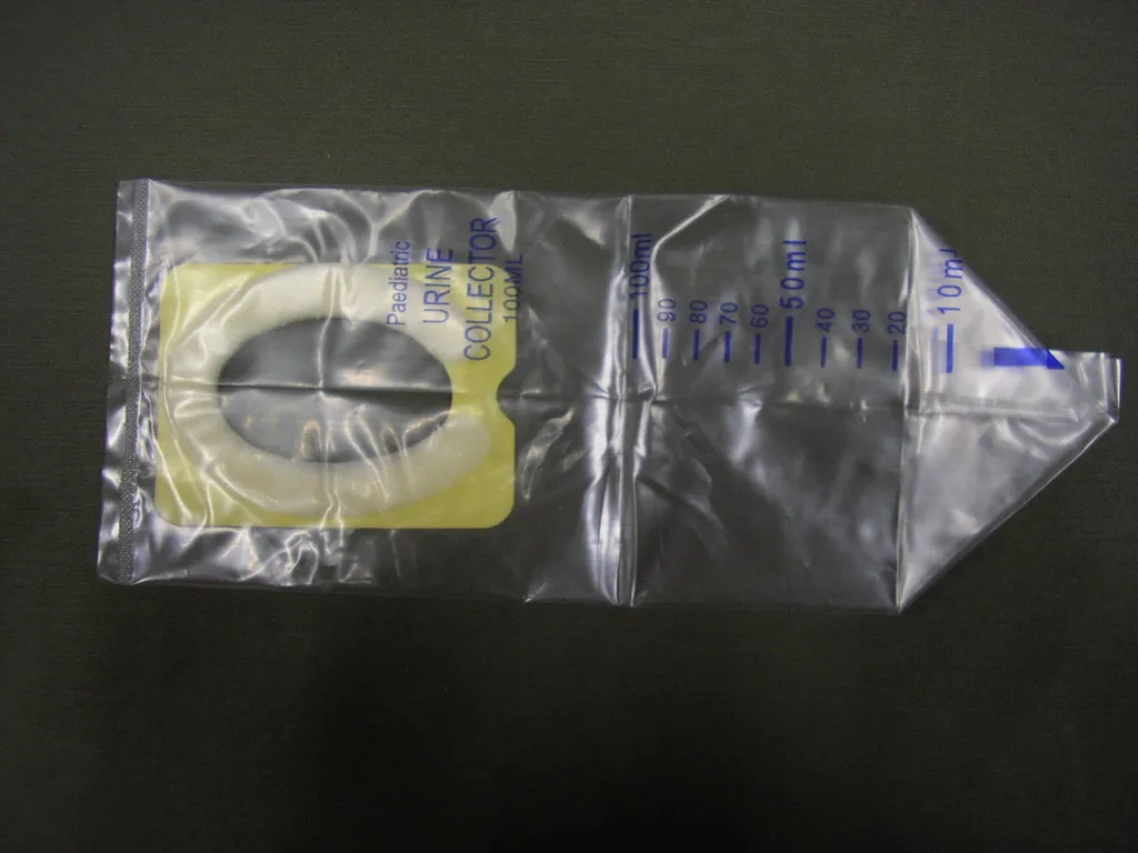 CE Approved Disposable Pediatric Urine Collection Bag with 100ML