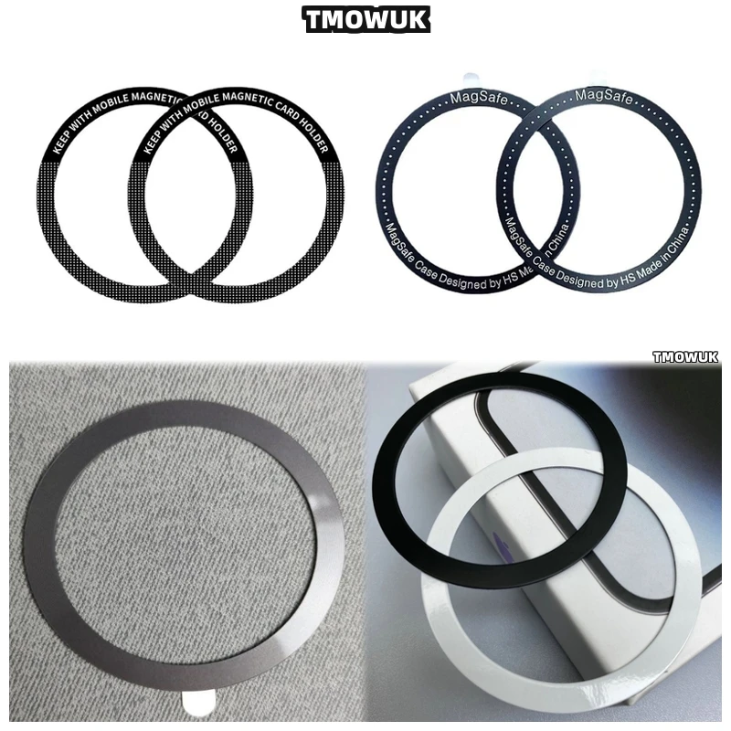 

For HUAWEI Mate 30 40 50 60 70 X3 X5 P40 P30 Pro RS Nova 9 - Magsafe Magnetic Metal Plate Ring Sticker For Wireless Charging