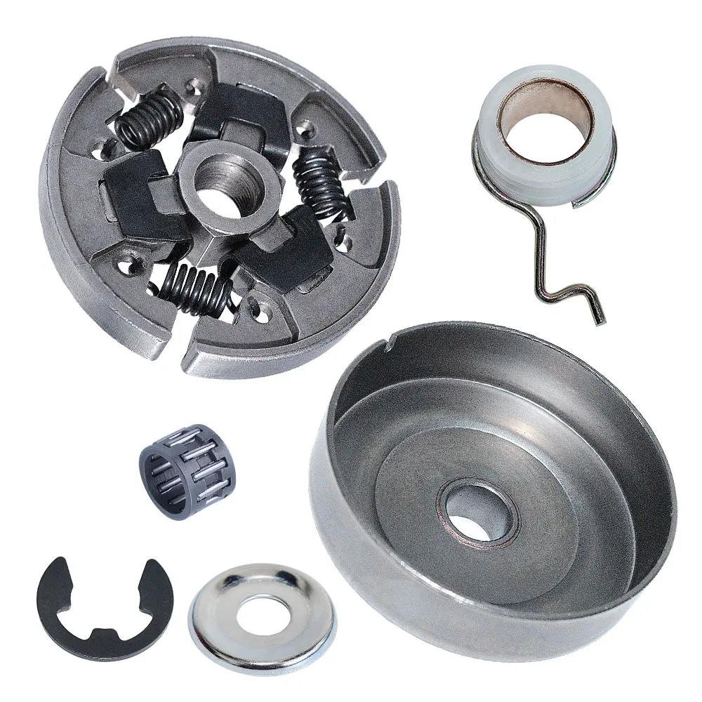 Kit de piñón de tambor de embrague de 6 dientes para motosierra Stihl 021 023 025 MS180 MS210 MS230 MS250 1123 160 2001 w engranaje helicoidal E-clip