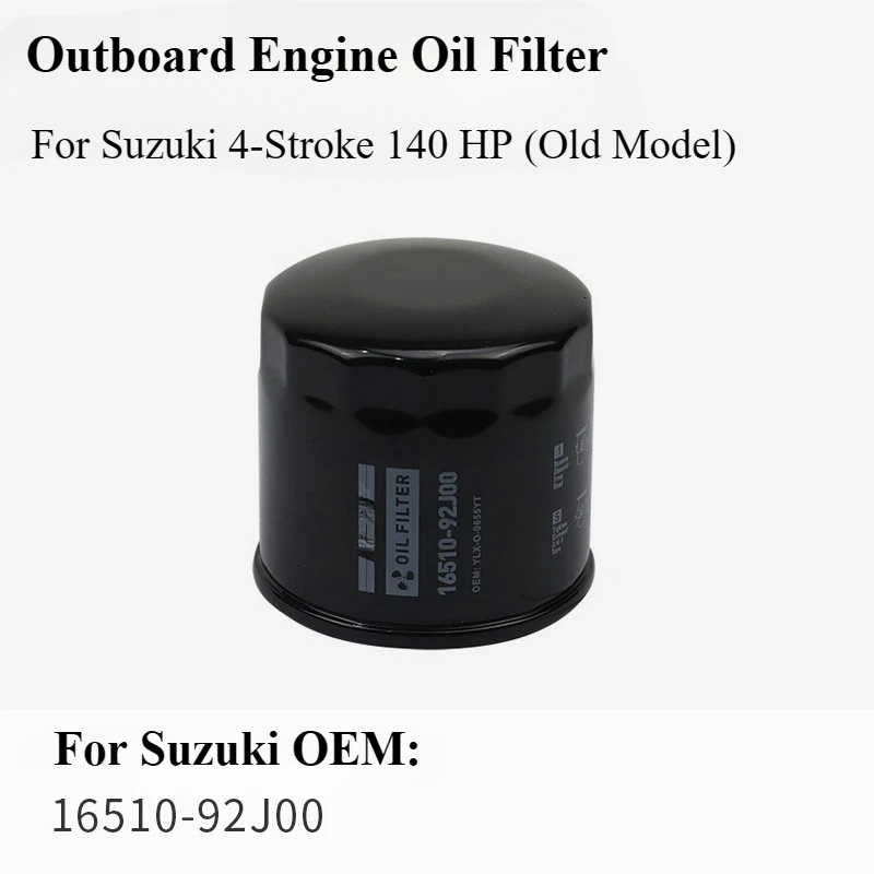 

Outboard Motor Fuel Oil Filter for Suzuki 4-Stroke 140 HP (Old Model) 16510-92J00