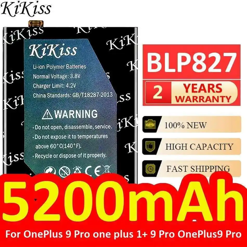 

BLP827 5200Mah Mobile Phone Battery High Performance Environmentally Friendly For Oneplus 9 Pro One Plus 1+ Oneplus9