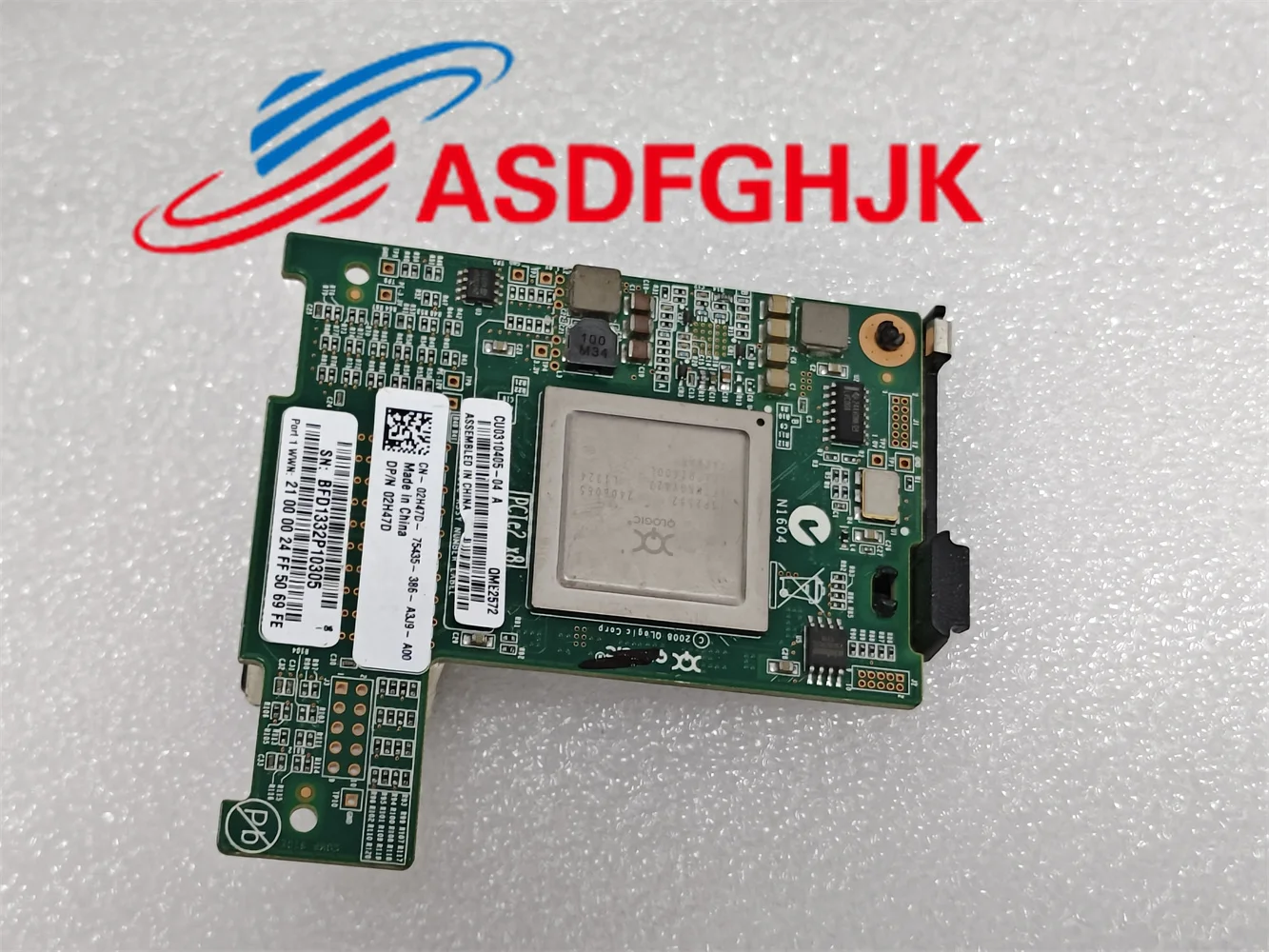 The CN-02H47D small board is suitable for DELL/ Dell Emulex LPE1205 8Gbps dual-port Fibre Channel card