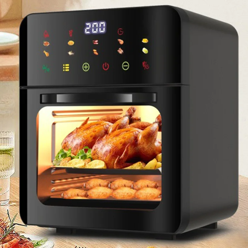 10L/20L Air Fryer Utensil Sterilization Multi-Function Oven with Steam Tender Roasting Transparent Viewing Window