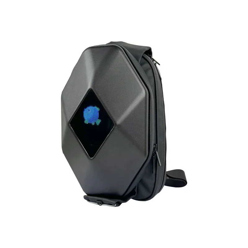 Motorcycle Backpack LED Cool Bluetooth DIY Motorcycle Riding Sports Waterproof ABS+PC Material Backpack for Motorcycle Gear