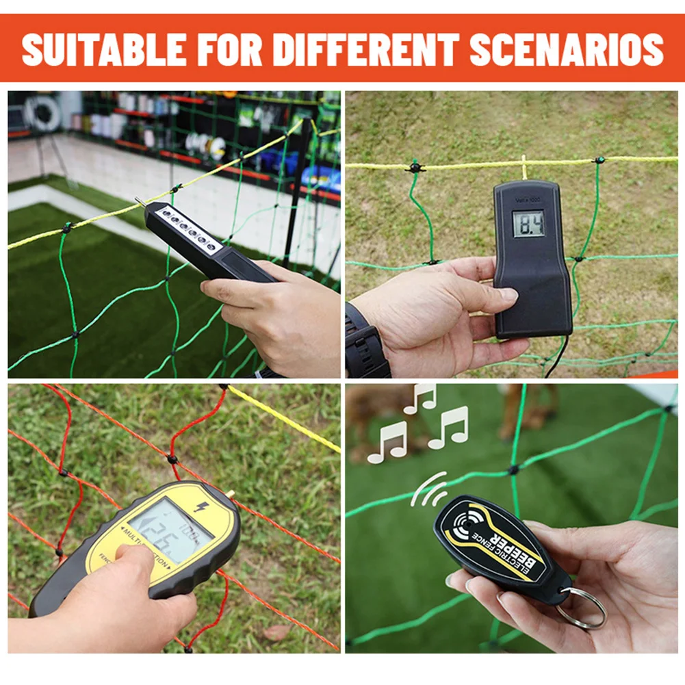 

Current Measurement Electric Fence Tester Essential Accessory Tool Large Backlight Display For Polyethylene Fence