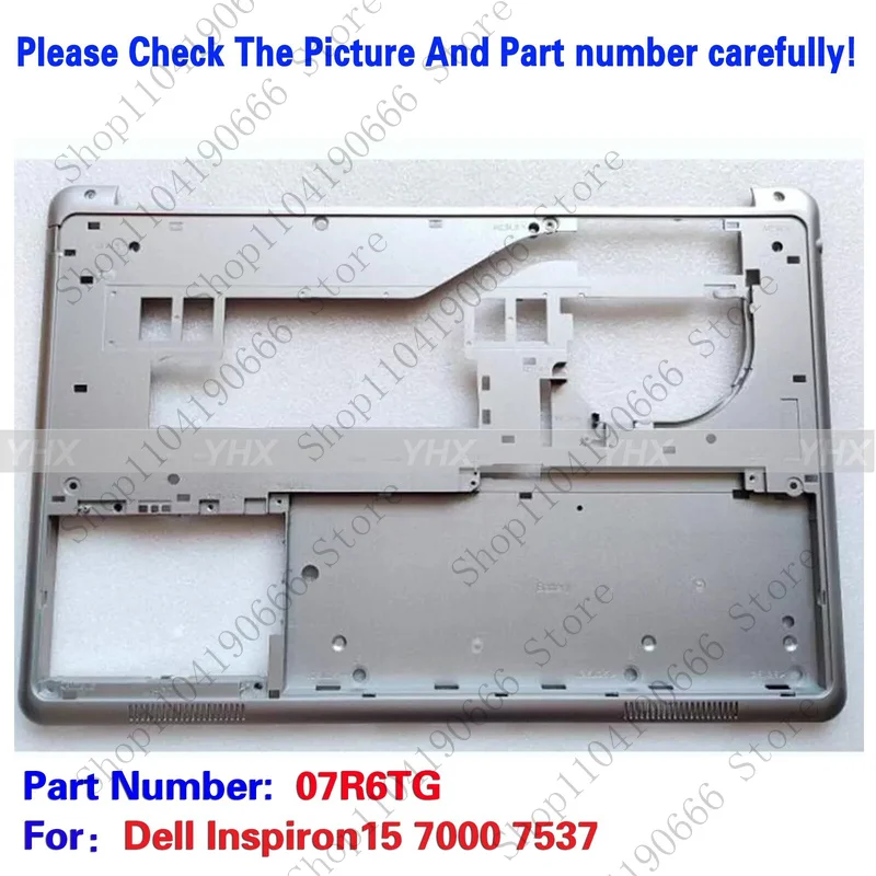

bd New For Dell Inspiron15 7000 7537 Bottom Cover Lower Case Back Shell 07R6TG.