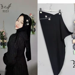 Crystal Linen Handmade Muslim Islam Lady Casual Hijab Covers