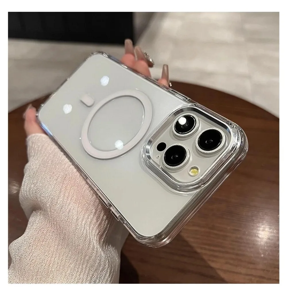 For iPhone 16 Pro Max Case Magnetic Thick Clear Hard Shockproof Full Cover New Compatible with iPhone 15 14 view 4