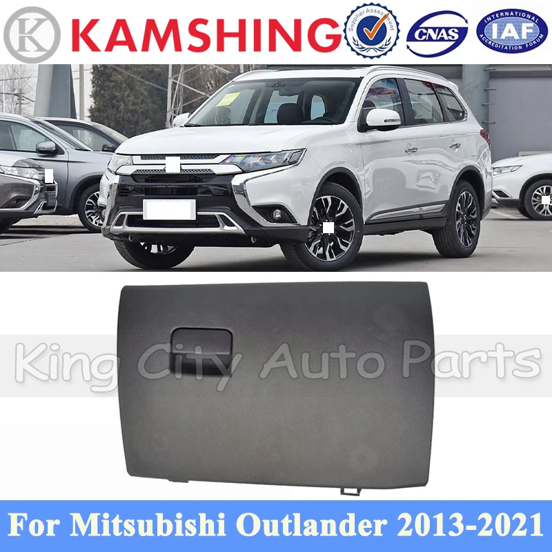 CAPQX Black Glove Box Panel For Mitsubishi Outlander 2013-2021 ASX 2013-2018 Right Side Copilot Trim Panel Instrument Panel