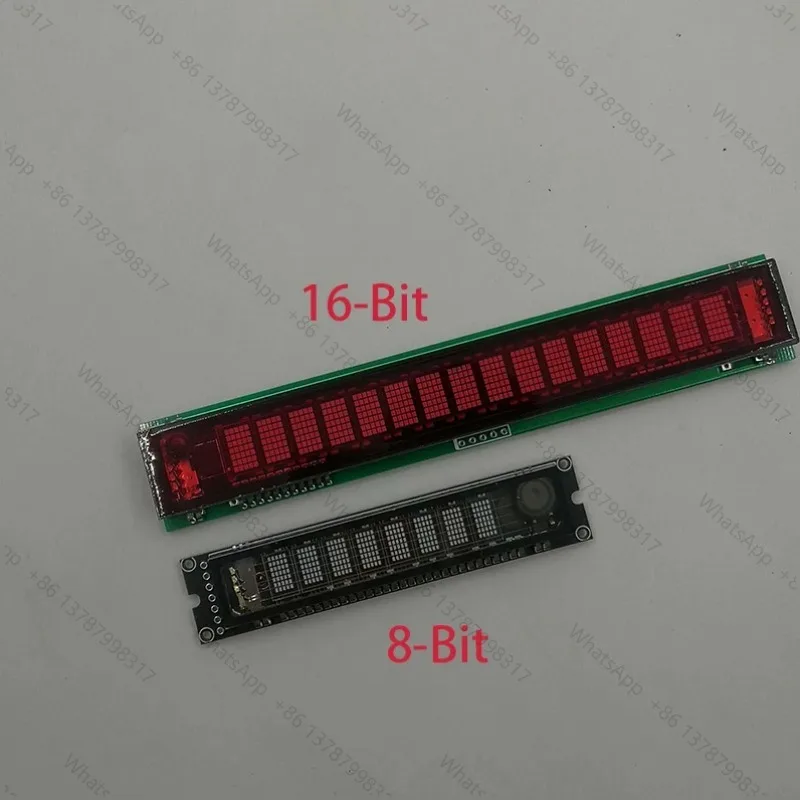 8-Bit 16-Bit Dot Matrix Board VFD Module Screen Graphical Lattice for  C51 STM32 Microcontroller VFD Fluorescent Display