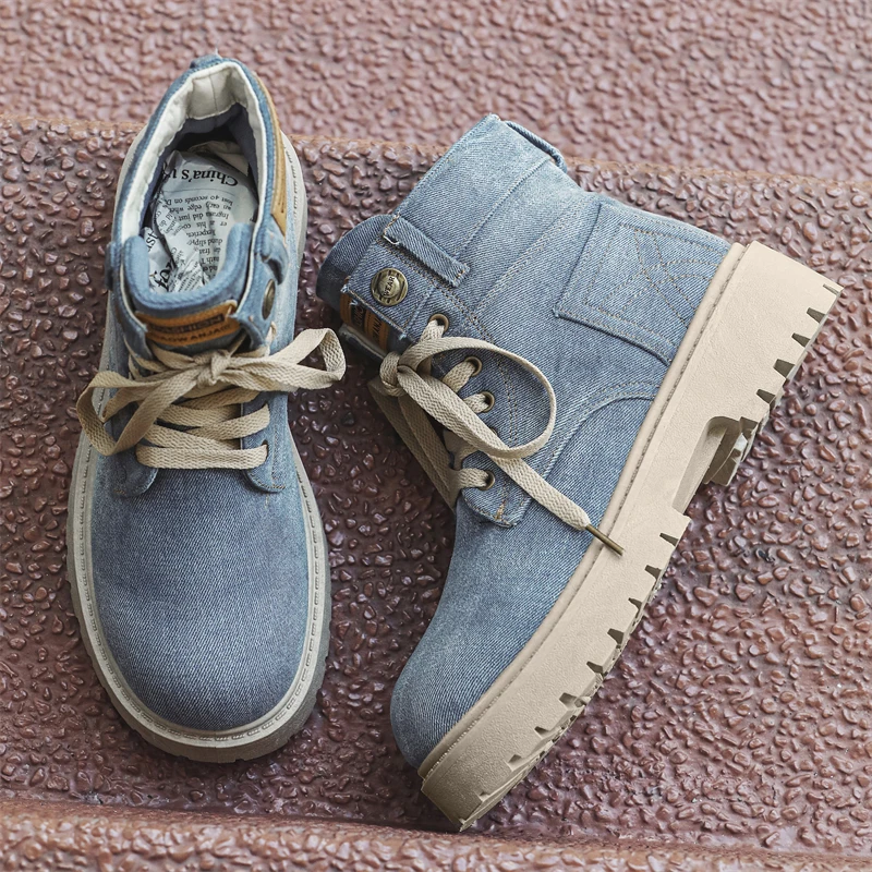 bottes-pour-hommes-en-tissu-denim-bottes-a-tige-haute-pour-hommes-bottes-de-travail-retro-plateforme-chaussures-decontractees-d'hiver-pour-hommes-chaussures-faites-a-la-main