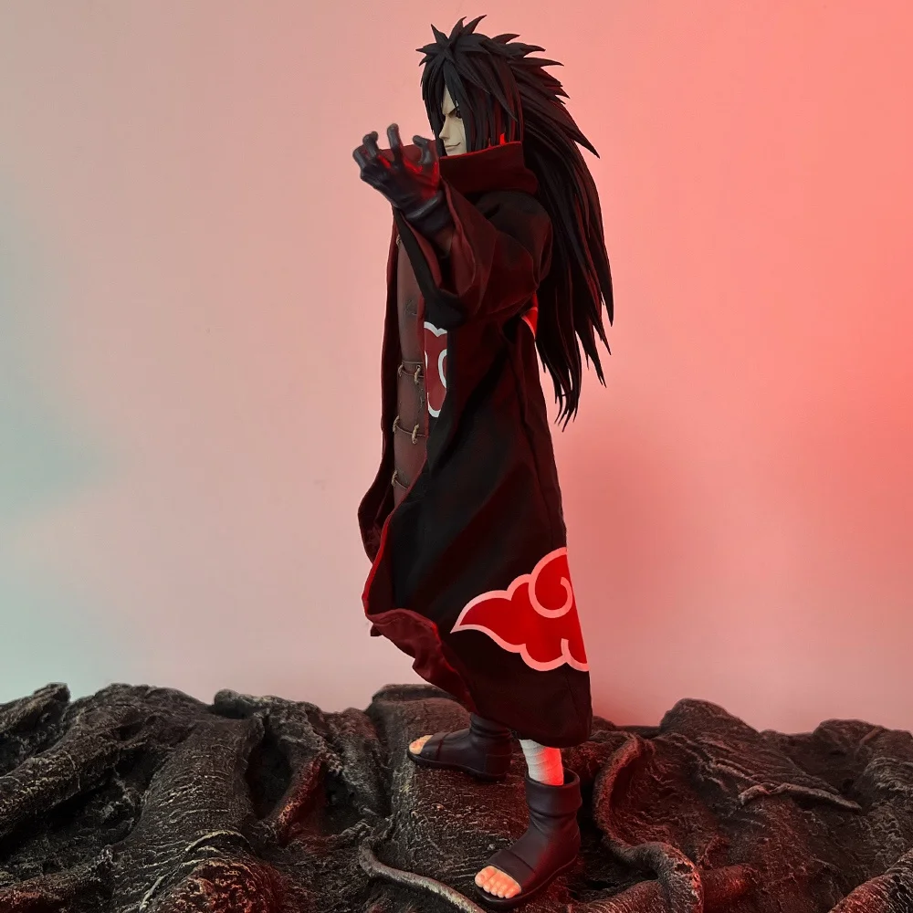 In Stock 1/6 Scale Naruto Uchiha Itachi Uchiha Madara Akatsuki Robe Cloak Model for 12-inch Action Figure Body DIY