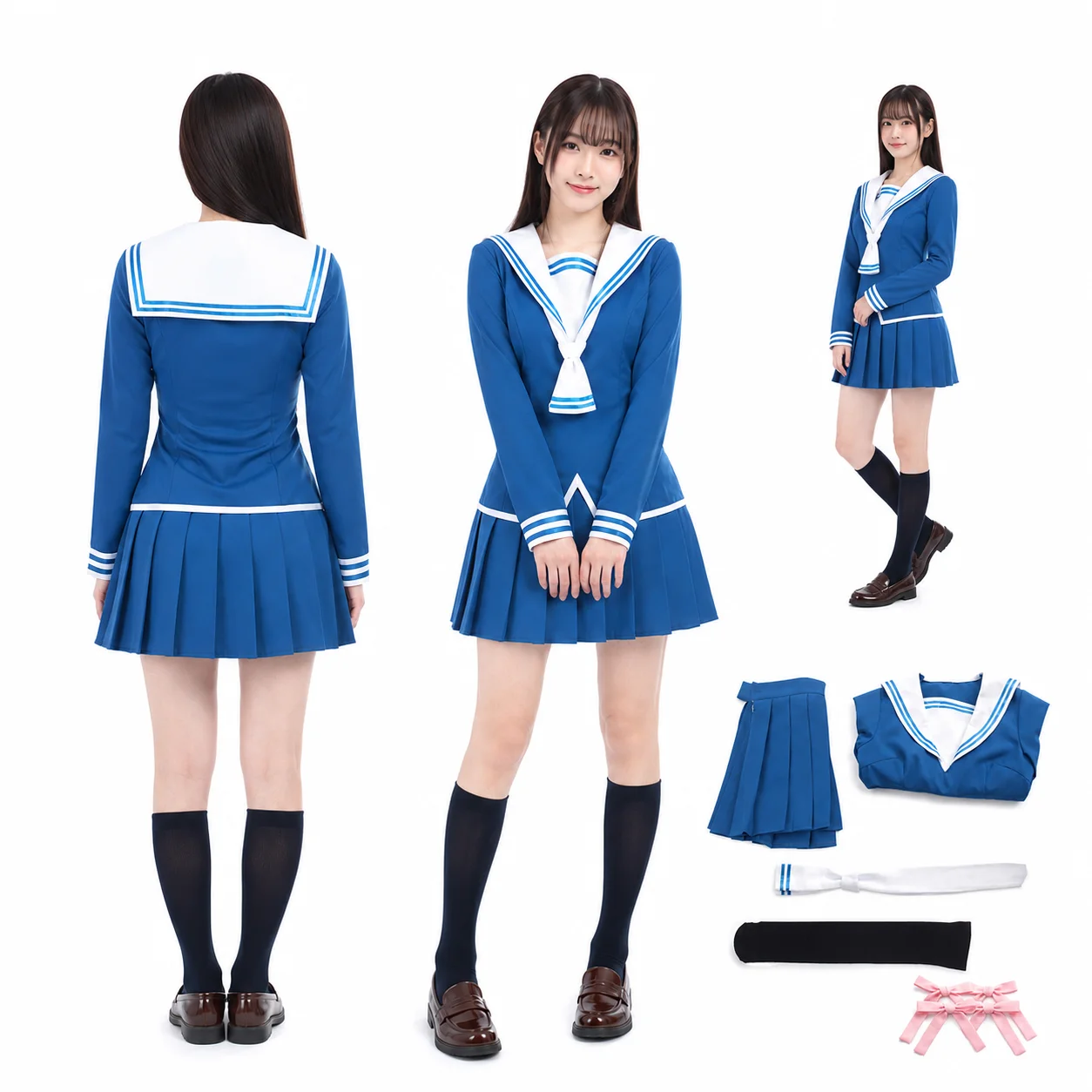 Pleated Skirt Women - Fantasia Cosplay Fruits Basket Tohru Honda,