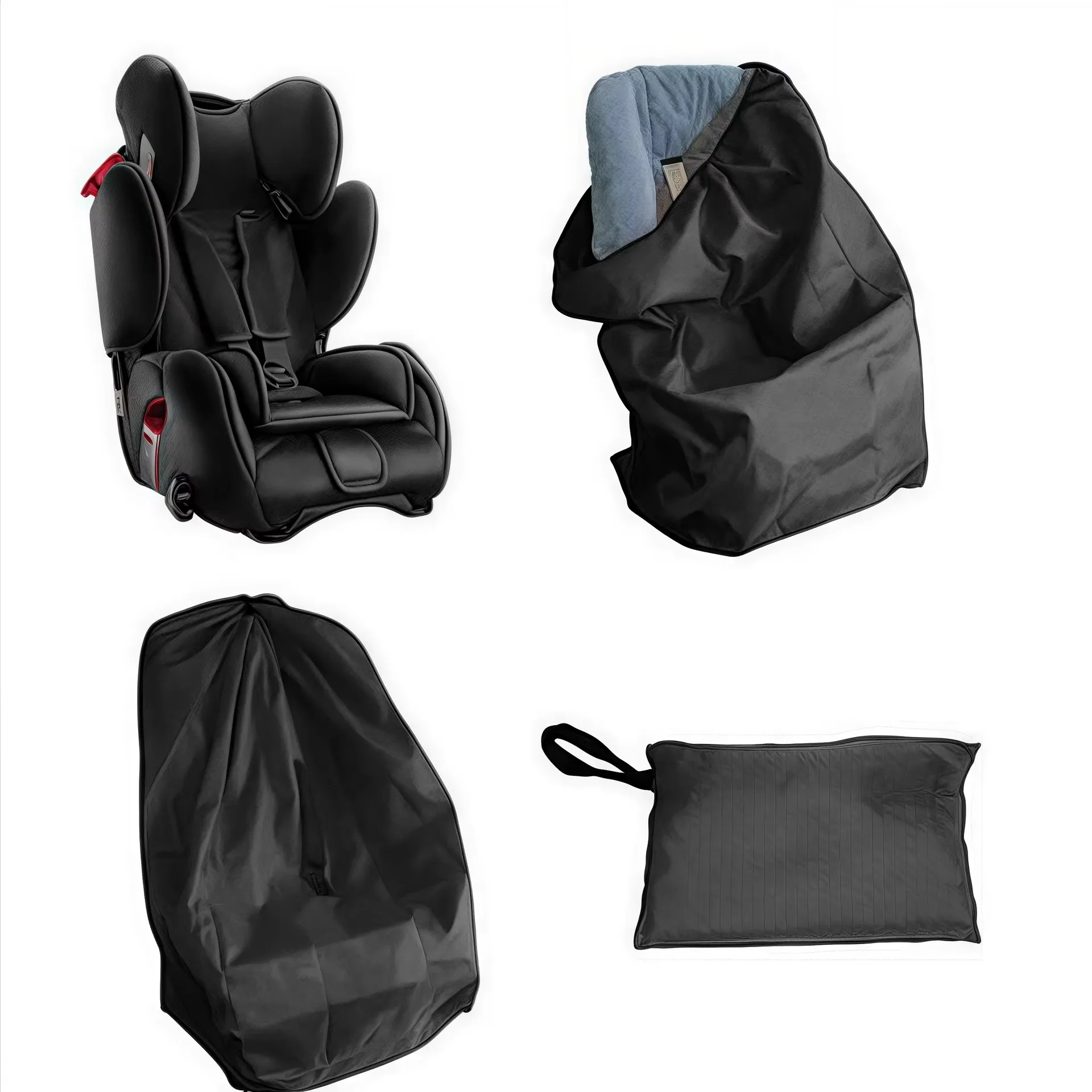 Universal Baby Stroller Storage Bag Bags Stroller Accessories Dust-proof Cart Car Safety Seat Cover Large Walker Travel Carry