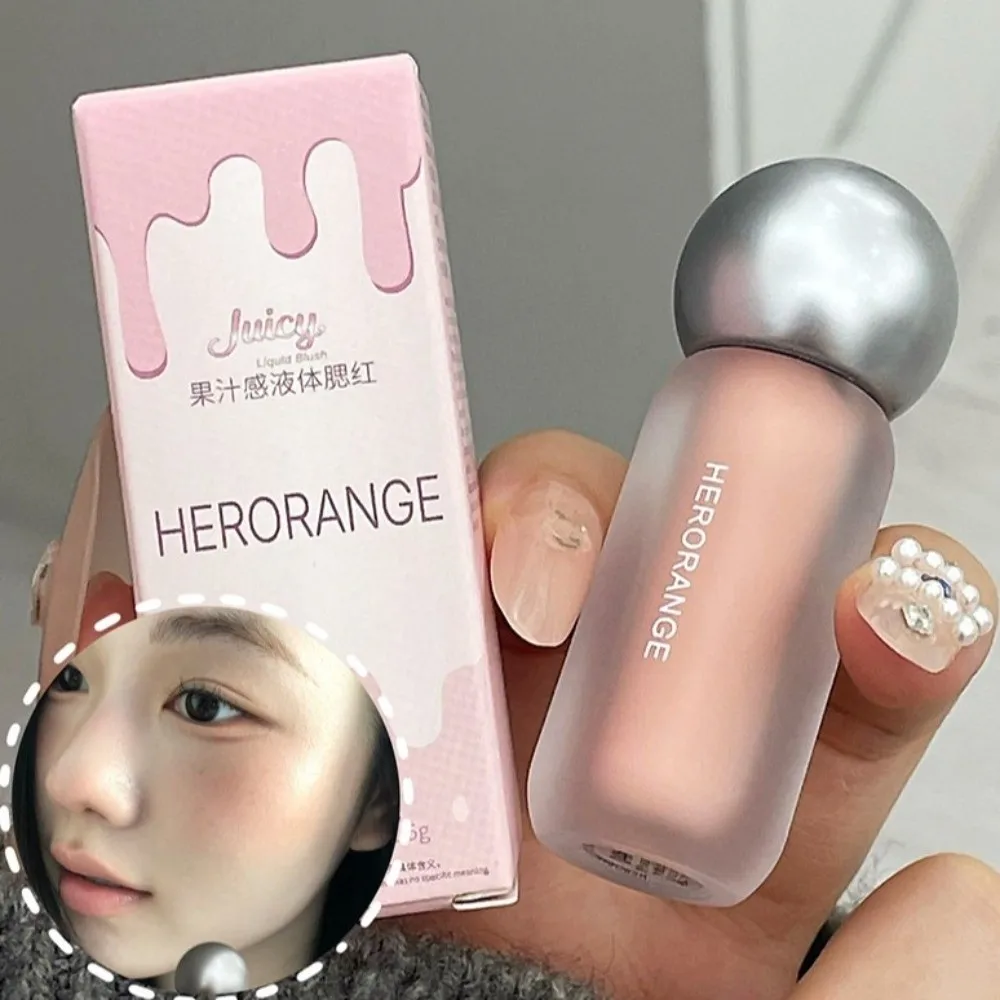 New Brightening Liquid Blusher Water Light Rouge Juice Liquid Blush Long Lasting Moisturizing Blush Stick Women