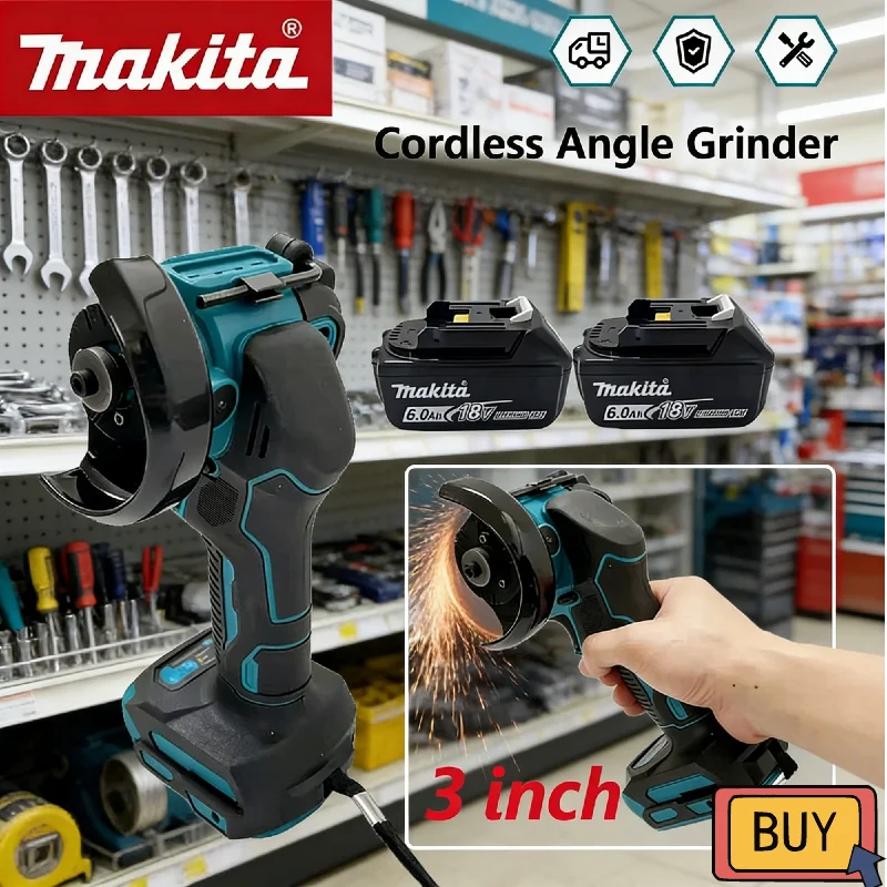 

Makita Cutting Circular Saw Power Tool Cordless Angle Grinder 3 Inch Angle Grinder Cordless 18V 3 Inch Electirc CUT OFF Tool
