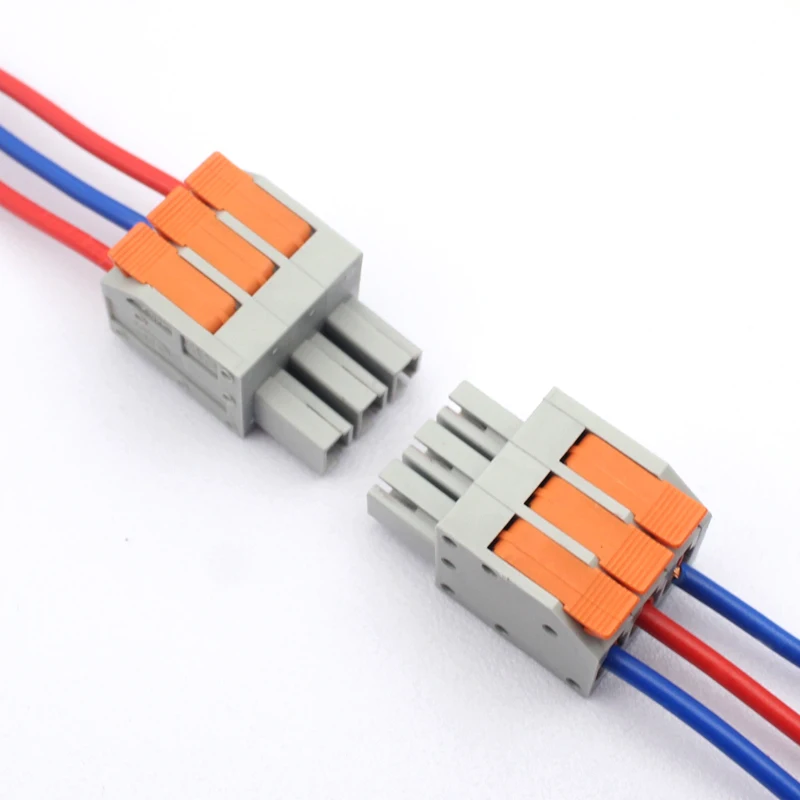 5set Male female docking Quick Wire Connector Universal Compact Electrical Wiring Connectors Push-in Conductor Terminal Block