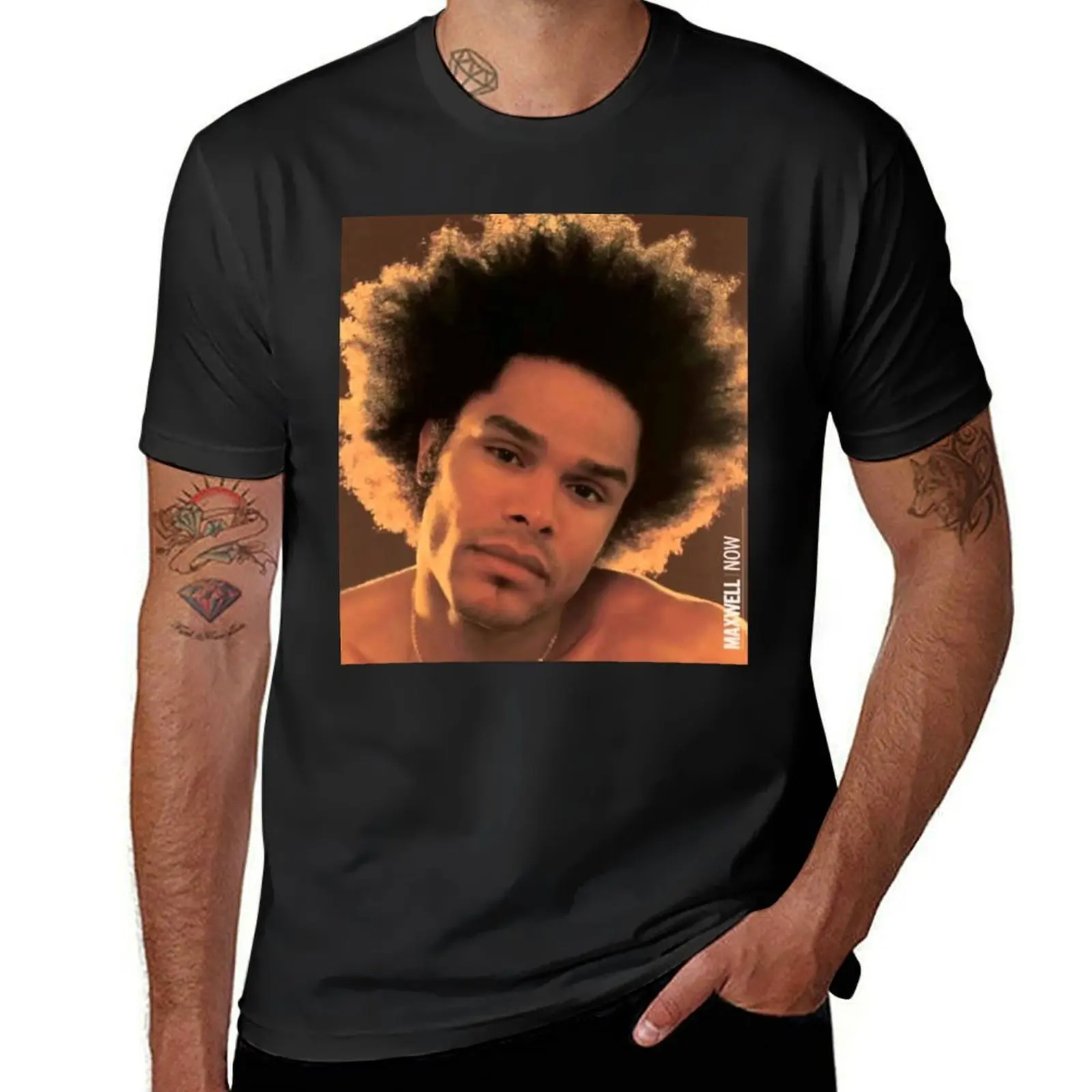 

now Maxwell the night T-Shirt summer clothes summer top Anime t-shirt cheap stuff plain black t shirts men