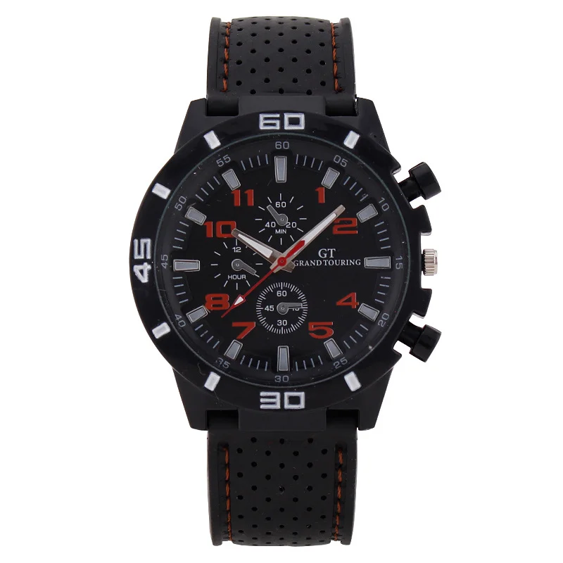Men's Silicone Band Quartz Watch - usage example