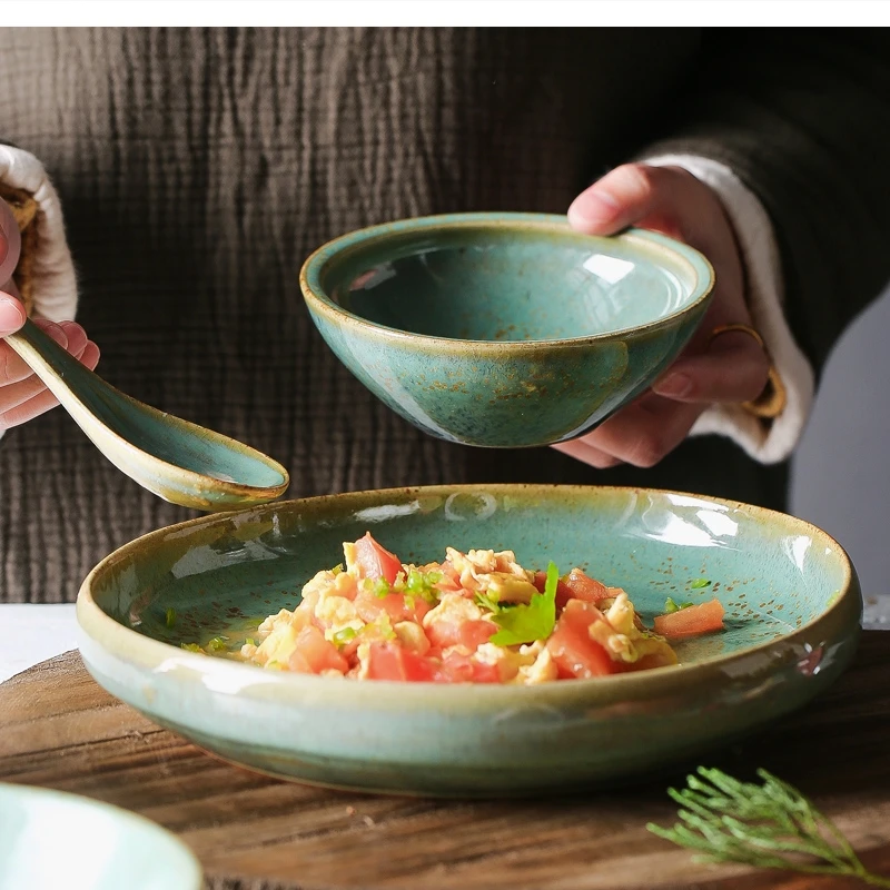 ceramic irregular shaped tableware soup restaurant pasta Oval