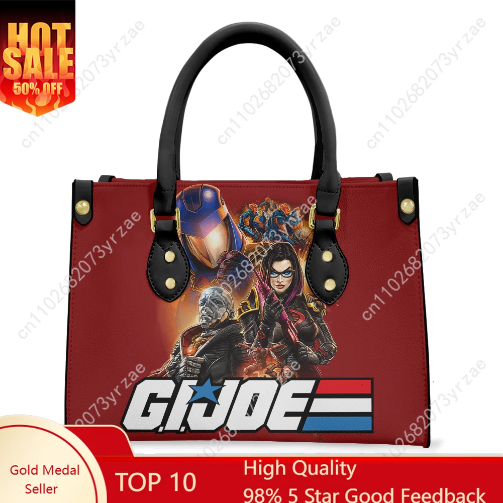 G.I. Joe Handbag Mens Womens Personalized Fashion Tote Bags Shoulder Bags Business Commuter Purse Custom Made Bags