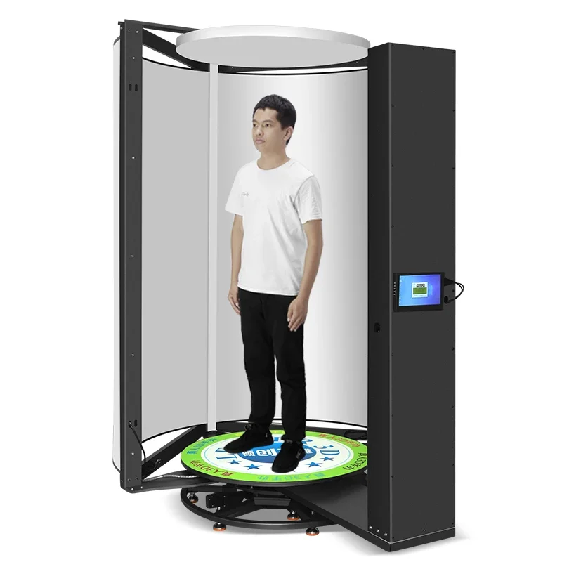 3D real figure scanner 360 ° cloud scanning high definition industrial camera photography full color rotating scanning cabin