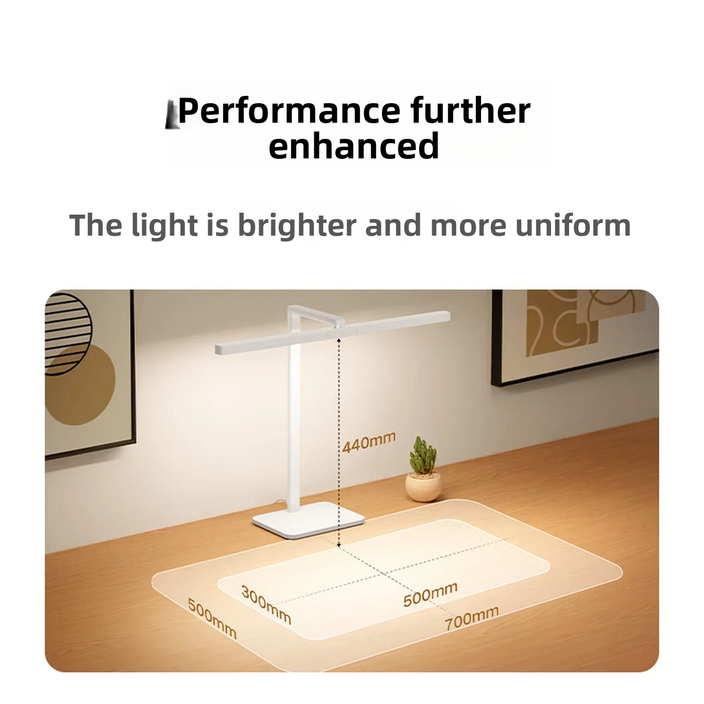 New Mijia Clear Vision Desk Lamp 2 LED Eye-friendly Table Lamp Natural Light Sensing Dimmable Lamp for Student Study Office Work