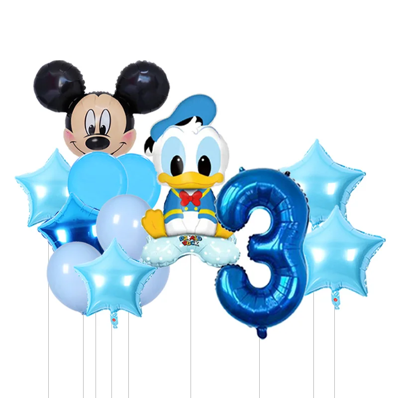 Classic Donald Duck Cartoon Balloon Set Party Decorative Balloons Combination Kit view 4
