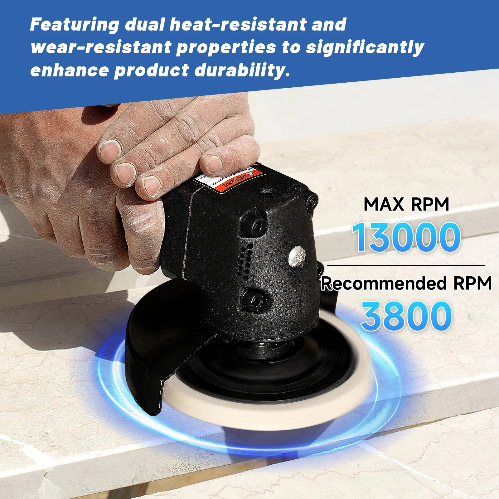 3/5/10pcs 4 pollici 100 millimetri Lana Ruota di Lucidatura Tamponi per Lucidatura Smerigliatrice Angolare Ruota Feltro Disco per Lucidatura per Metallo Marmo Vetro Ceramica