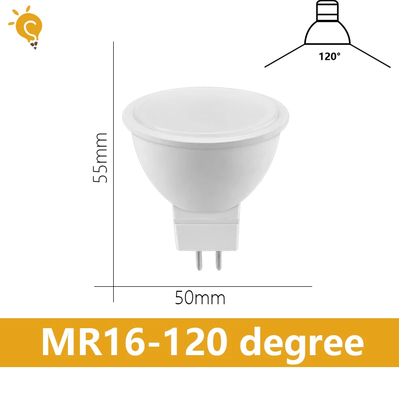 Gatetop Led-strahler AC220V GU10 GU5.3 Birne MR16 Spot Beleuchtung Birne Innen Beleuchtung Hause Dekoration Bombillas