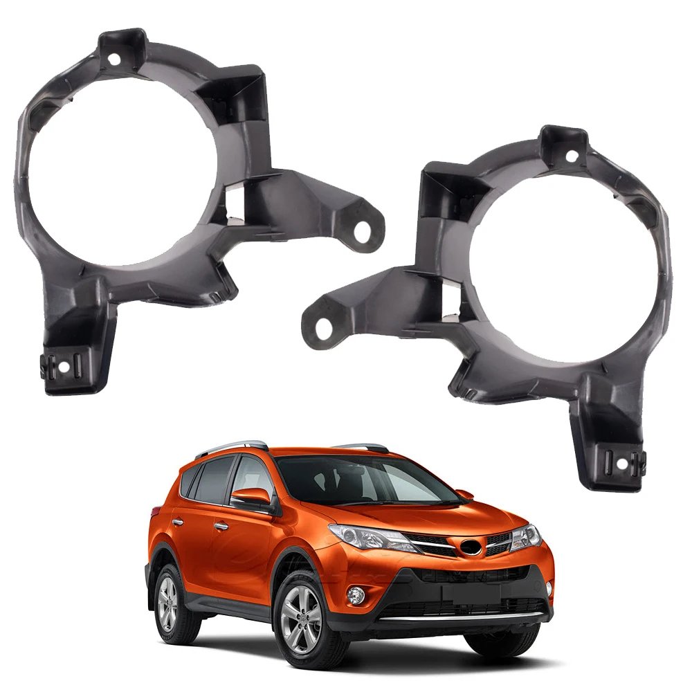 

Fog Light Bracket Frame for Toyota RAV4 RAV 4 2013 2014 2015 Cover Headlight DRL Holder Grills Replace 521280R080 or 521270R080