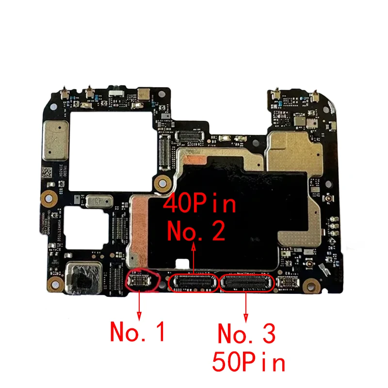

2Pcs 40Pin 50Pin Inner FPC Battery Clip Connector For Xiaomi 12T LCD Display USB Charger Charging Connector