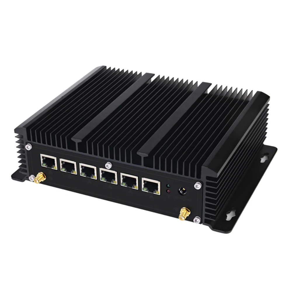 Micro ไฟร์วอลล์,คอมพิวเตอร์ขนาดเล็ก,Mikrotik,VPN,Router PC,HUNSN ARC02k,intel I5 8265U 8365U/I3 8140U, AES-NI,6 X 2.5GbE I225-V