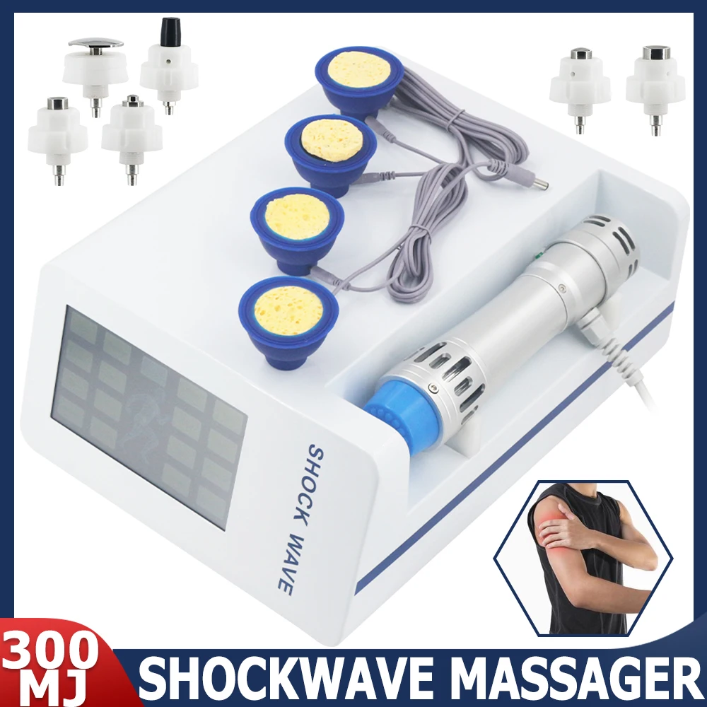 

EMS Shockwave Therapy Machine Effective ED Treatment Erectile Dysfunction Knee Pain Relief Massager 300MJ Relaxation Shock Wave