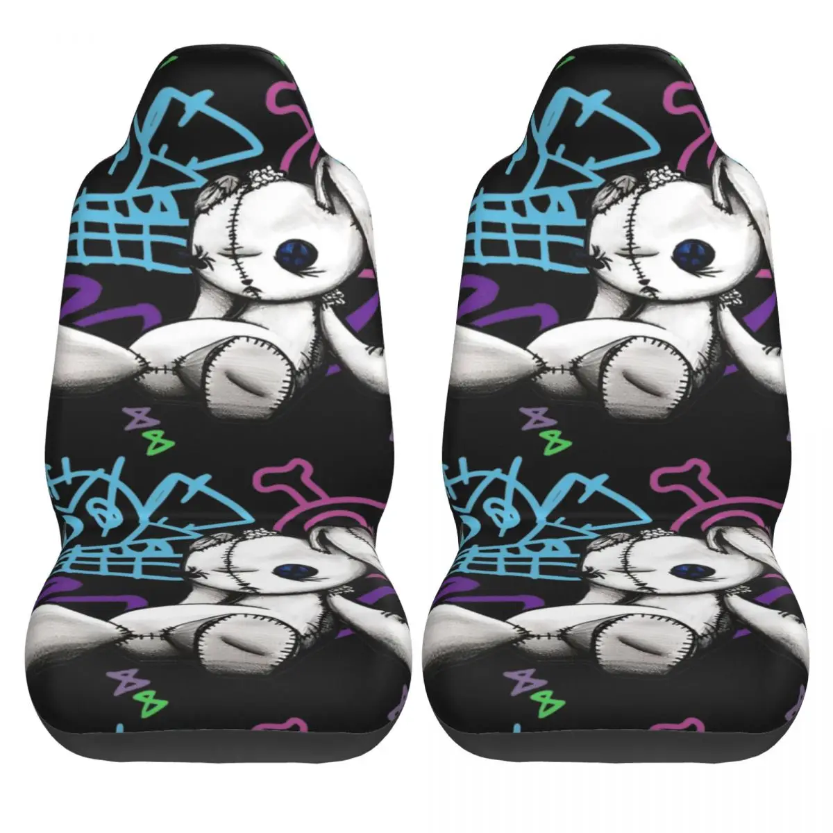 Arcane Cats Lover Universal Car Seat Cover Off-Road Travel Seat Covers Polyester Fishing