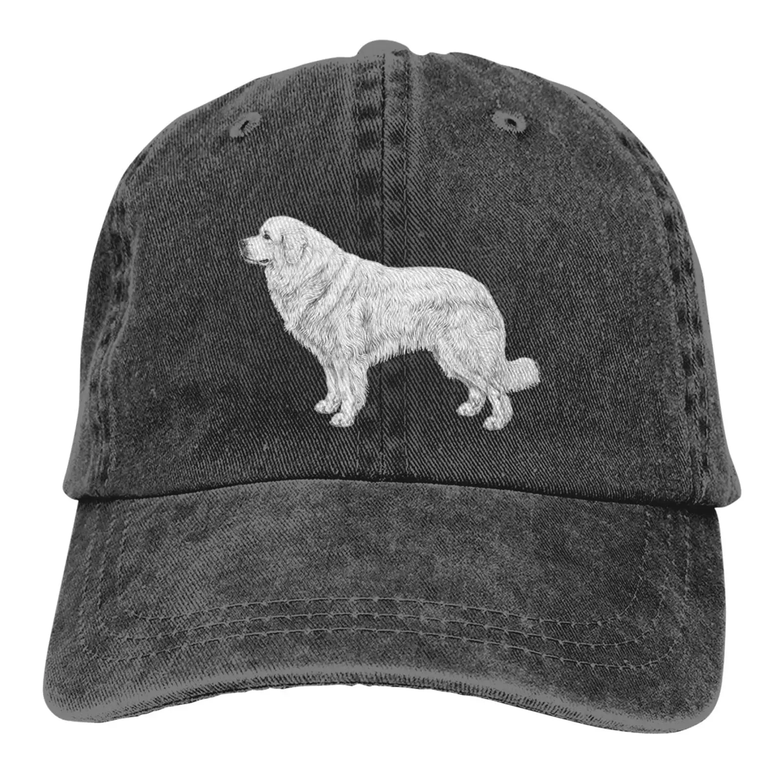 Great Pyrenees Dog Hat Baseball Cap for Men Women Adjustable Outdoor Sports Dad Hats