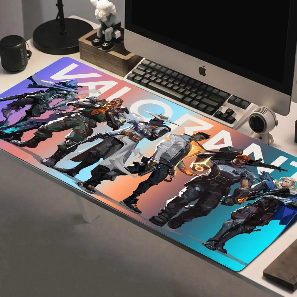 V-ValorantS Mouse Pad Gaming Locking Edge Big Computer Gamer Large Rubber Art Mousepad retail Laptop Desk Mat